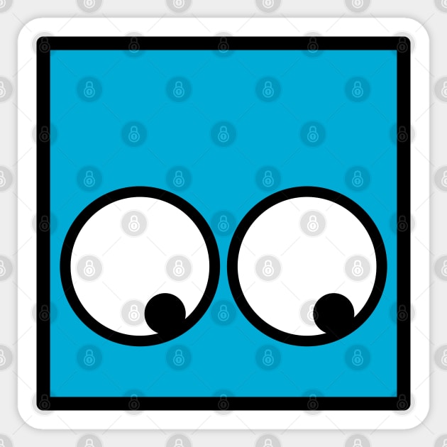 Kubi - the square emoticons – Azzurro, the thinking face Sticker by LiveForever